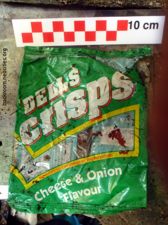 Front of Dell's Crisps packet from Ca. 1998