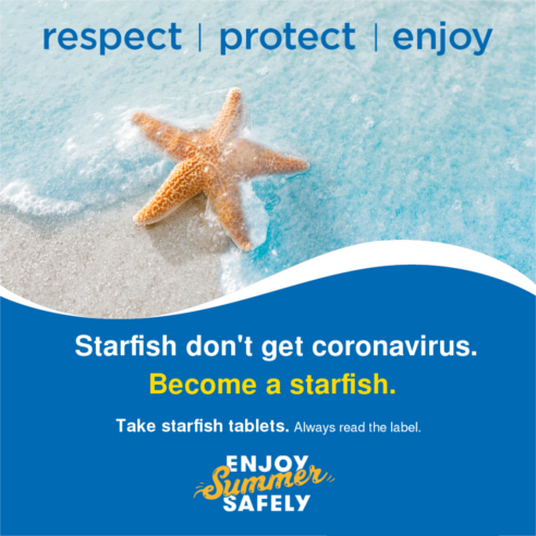 Become a starfish.